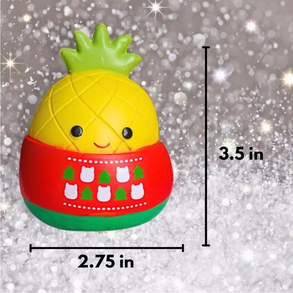 Squishmallows Maui the Pineapple Christmas Decoration, Tree Ornament Kurt Adler - Picture 5 of 8